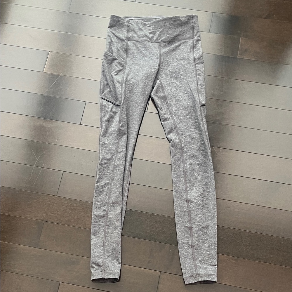 Lululemon Gray High-Waisted Leggings
